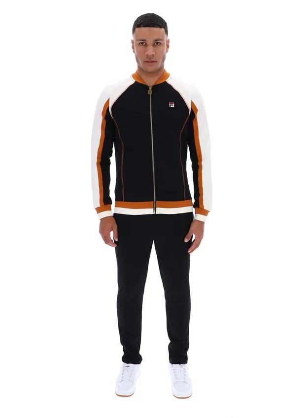 Schwarze Eliot-Trainingsjacke