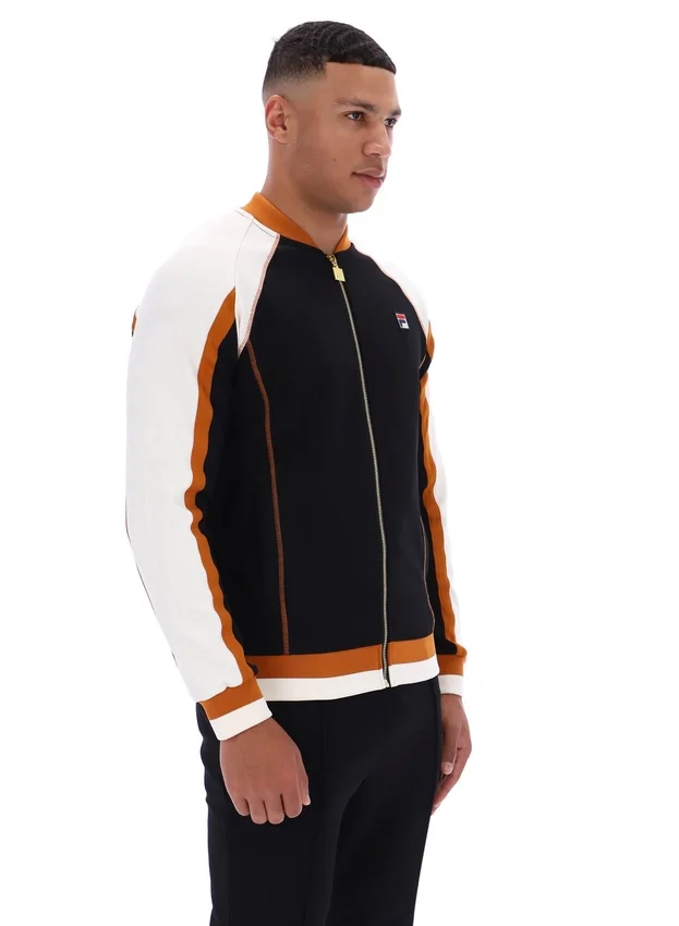 Schwarze Eliot-Trainingsjacke