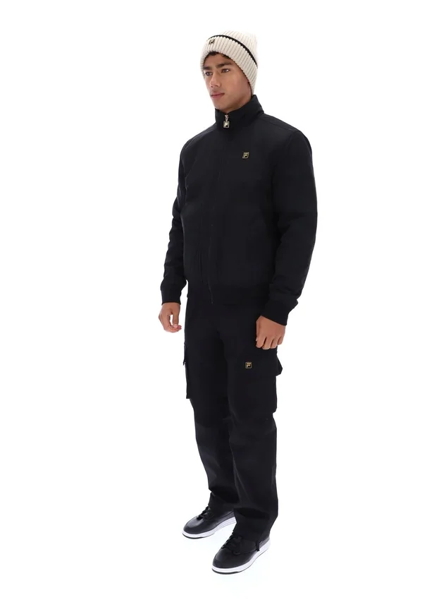 Schwarze Etton-Bomberjacke