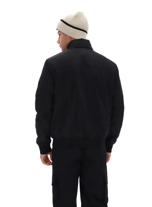 Schwarze Etton-Bomberjacke