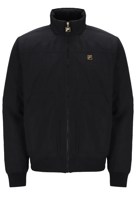 Schwarze Etton-Bomberjacke