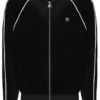 Schwarze Fella-Veloursjacke