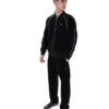Schwarze Fella-Veloursjacke