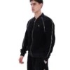 Schwarze Fella-Veloursjacke