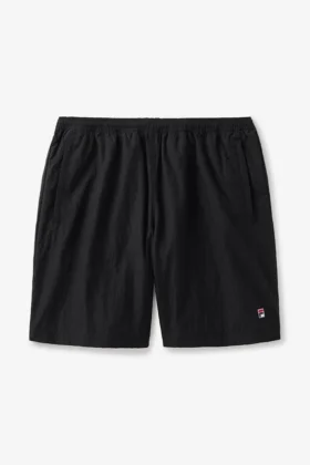 Schwarze Fila x Hailey Bieber Crinkle-Shorts