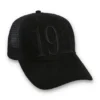 Schwarze Hazza Large 1911 Mesh-Kappe mit Stickerei