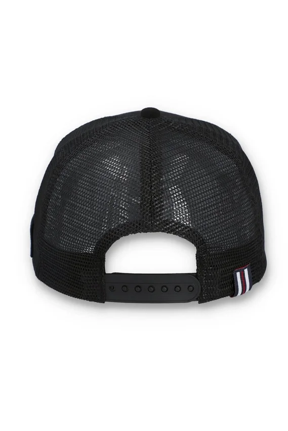 Schwarze Hazza Large 1911 Mesh-Kappe mit Stickerei