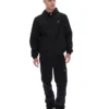 Schwarze Ian-Jacke mit durchgehendem Reißverschluss
