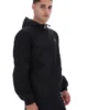Schwarze Ian-Jacke mit durchgehendem Reißverschluss
