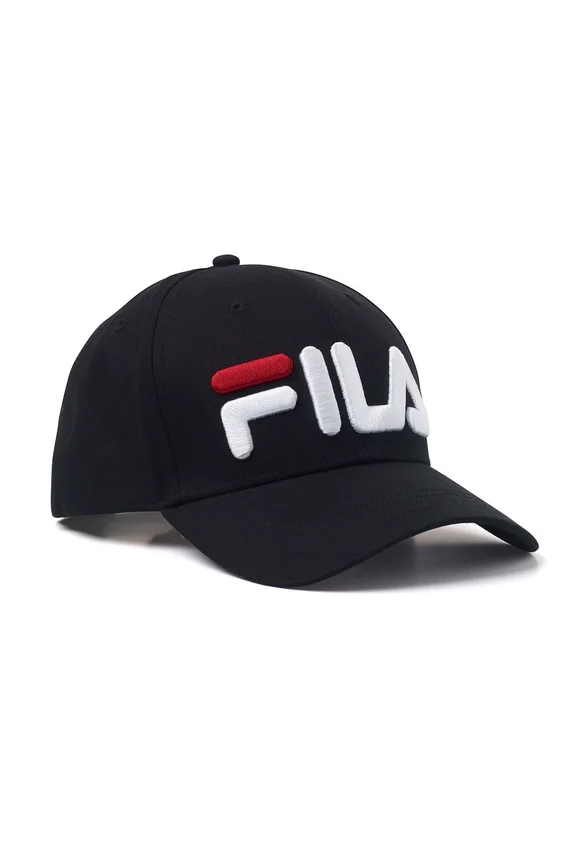 Schwarze Illa Snapback-Baseballkappe
