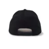 Schwarze Illa Snapback-Baseballkappe