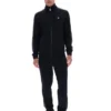 Schwarze Keith Trainingsjacke mit Kontrastnähten