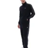 Schwarze Keith Trainingsjacke mit Kontrastnähten