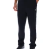 Schwarze Layton-Hose mit geradem Bein und Banddetail