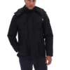 Schwarze Liam Cargo-Wattjacke