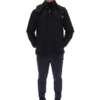 Schwarze Liam Cargo-Wattjacke