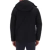 Schwarze Liam Cargo-Wattjacke