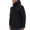 Schwarze Liam Cargo-Wattjacke