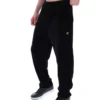 Schwarze Lorrie-Velours-Jogginghose