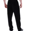 Schwarze Lorrie-Velours-Jogginghose