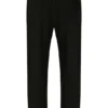 Schwarze Lorrie-Velours-Jogginghose