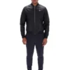 Schwarze Malyk Archive Influence Kunstlederjacke