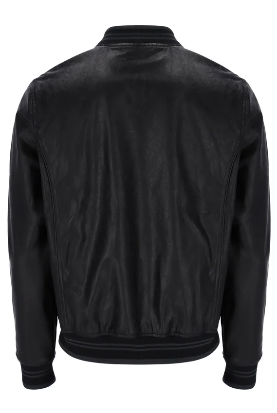 Schwarze Malyk Archive Influence Kunstlederjacke