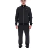 Schwarze Mathers Herringbone Trainingsjacke