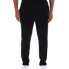 Schwarze Molveno-Hose mit Biesen und schmalem Bein