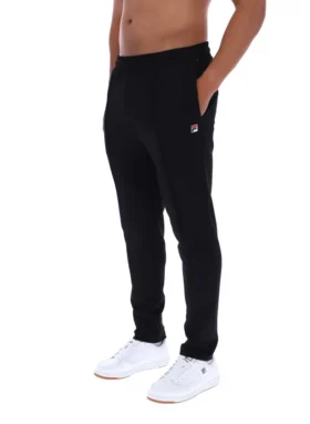 Schwarze Molveno-Hose mit Biesen und schmalem Bein