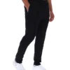 Schwarze Molveno-Hose mit Biesen und schmalem Bein