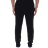 Schwarze Molveno-Hose mit Biesen und schmalem Bein