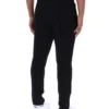 Schwarze Molveno-Hose mit Biesen und schmalem Bein