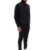 Schwarze „Moor“ Jacke mit wattierter Vorderseite