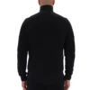 Schwarze „Moor“ Jacke mit wattierter Vorderseite