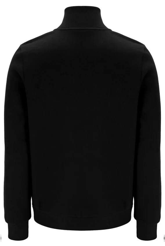 Schwarze „Moor“ Jacke mit wattierter Vorderseite