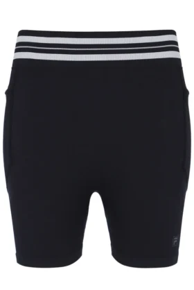 Schwarze nahtlose Casa-Radsport-Shorts