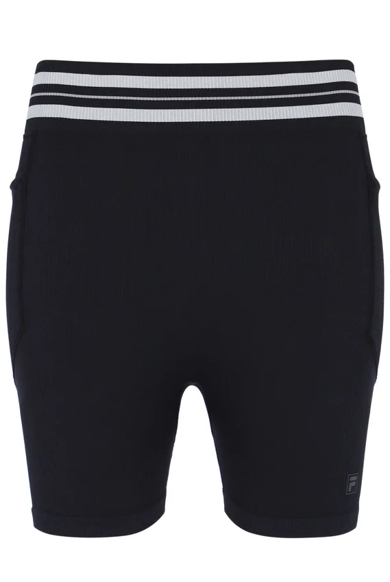 Schwarze nahtlose Casa-Radsport-Shorts