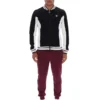 Schwarze Settanta Baseball-Trainingsjacke