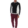 Schwarze Settanta Baseball-Trainingsjacke