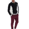 Schwarze Settanta Baseball-Trainingsjacke
