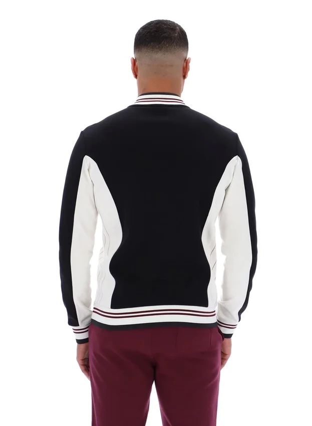 Schwarze Settanta Baseball-Trainingsjacke
