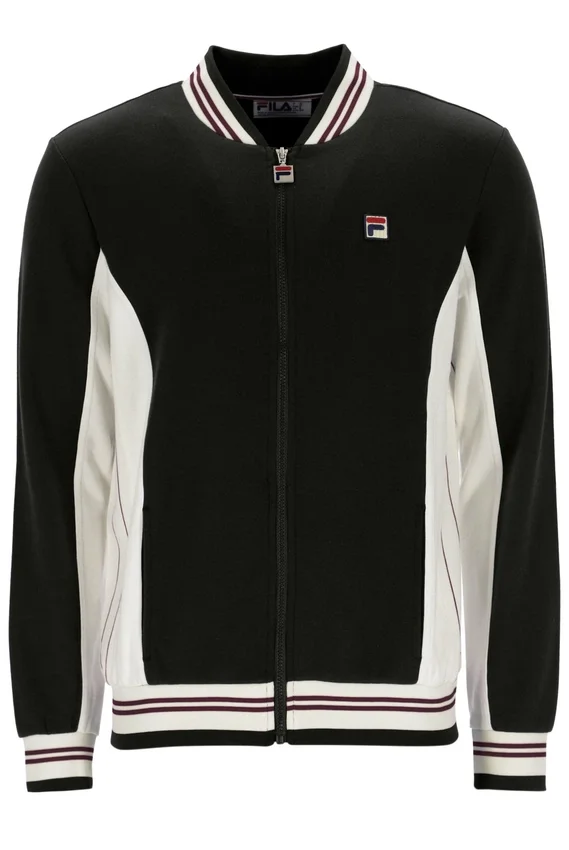 Schwarze Settanta Baseball-Trainingsjacke