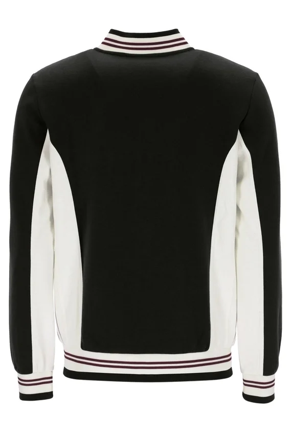 Schwarze Settanta Baseball-Trainingsjacke