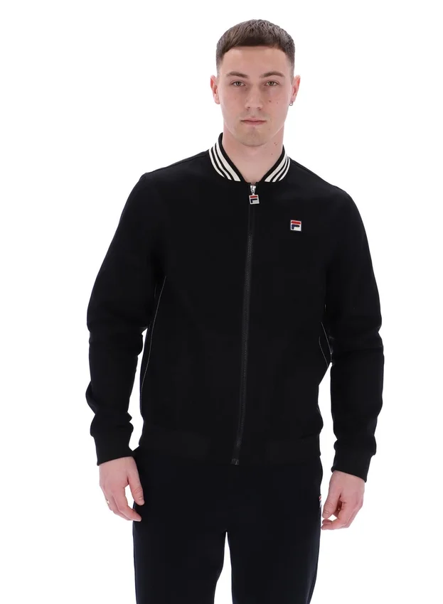 Schwarze Stefano Archive Influence Twill-Jacke