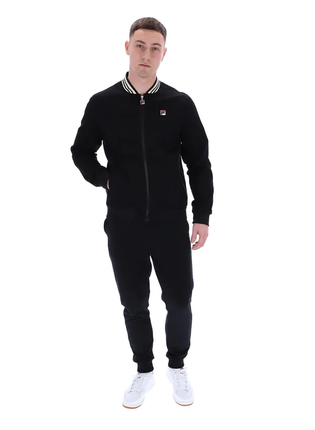 Schwarze Stefano Archive Influence Twill-Jacke