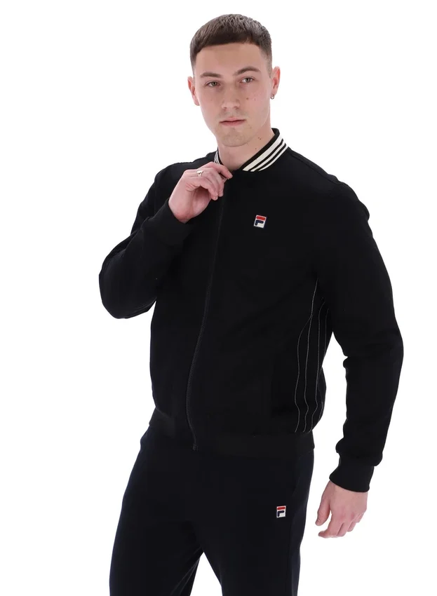 Schwarze Stefano Archive Influence Twill-Jacke