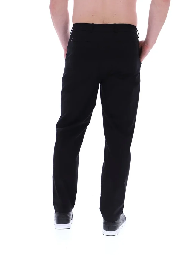 Schwarze Vespi-Chino-Hose