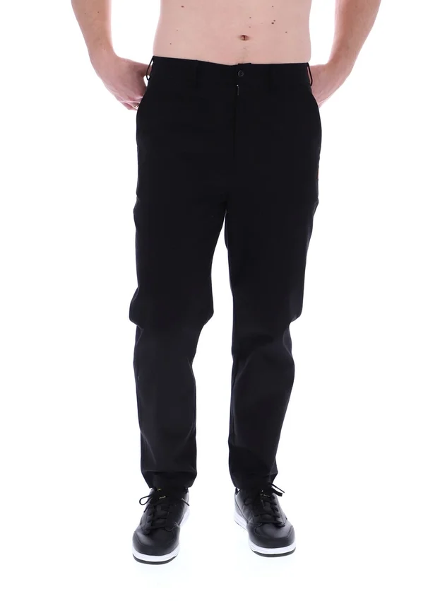 Schwarze Vespi-Chino-Hose