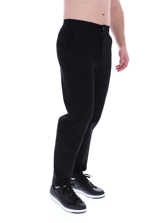 Schwarze Vespi-Chino-Hose